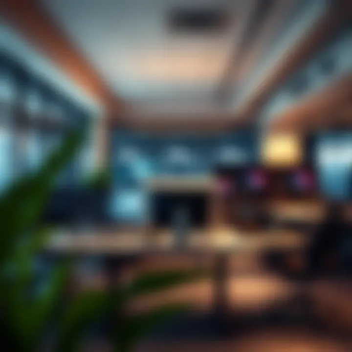 Advanced technology integration in modern workspaces