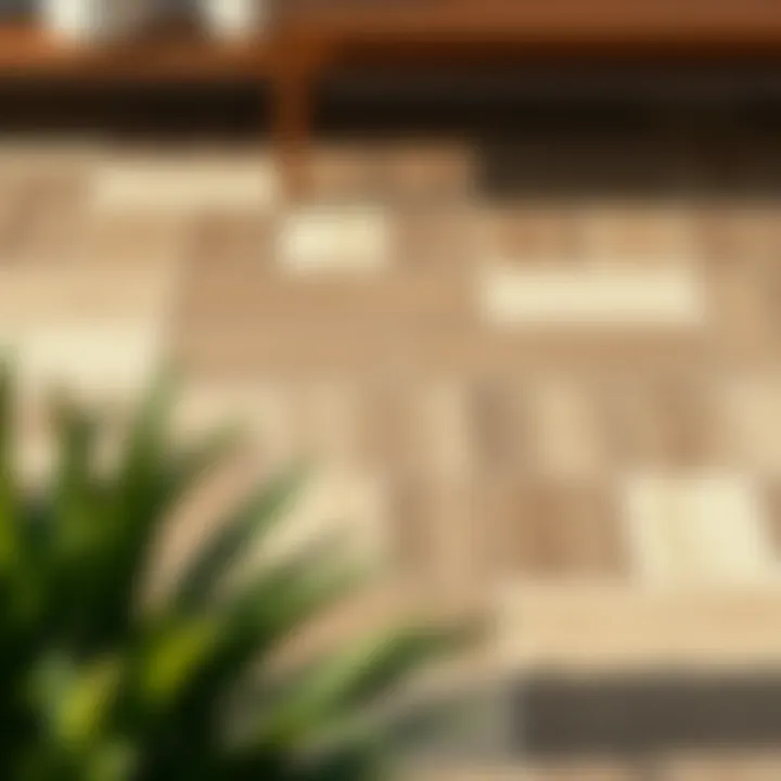 A collection of different wood look tile materials and patterns, illustrating the versatility in design choices.