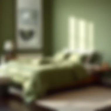 Sustainable Elegance in Green Twin XL Bedding Elegant green twin XL bedding set showcasing sustainable fabrics