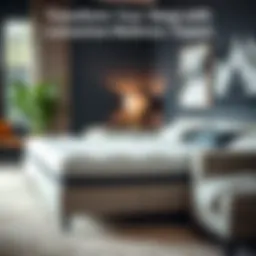 Comfortable pull-out couch with a luxurious mattress topper