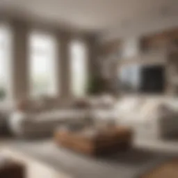 Luxurious sectional sofa with integrated storage compartments