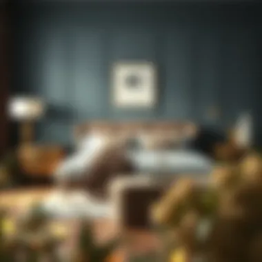 Elegant Bedroom Setup Elegant bedroom setup featuring a stylish delivered bed