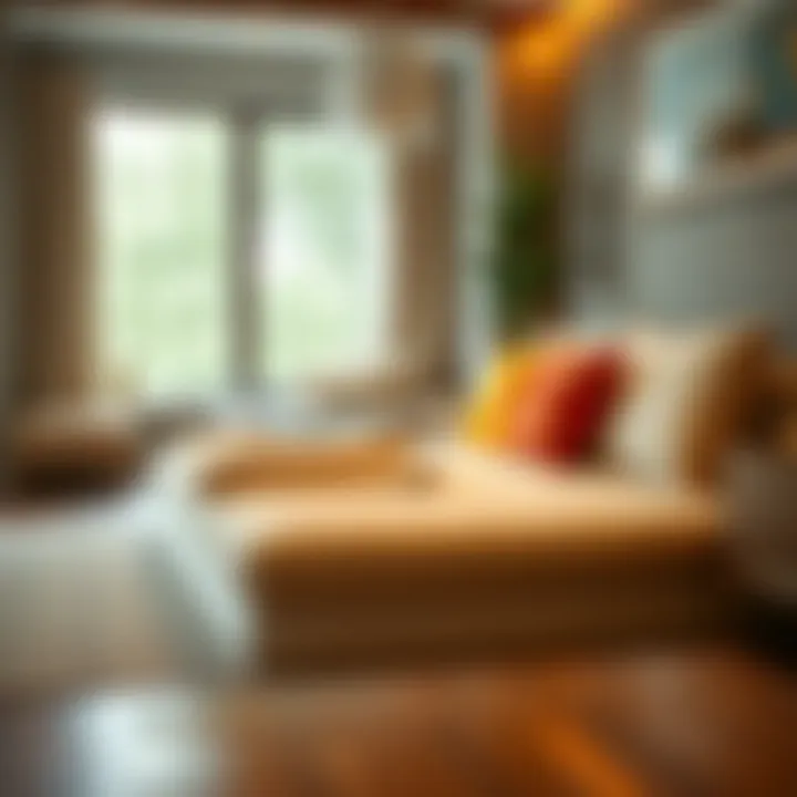 Visual representation of emerging trends in the futon mattress market