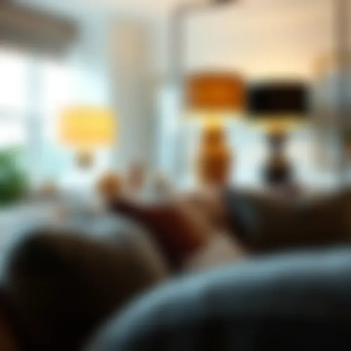 Trendy lamp arrangement with a soothing glow