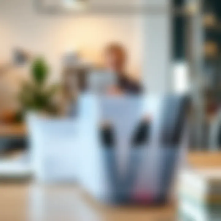 Versatile plastic dividers in use within a modern workspace.
