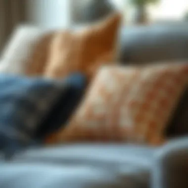 Pillow Materials and Textures Diverse materials used in pillow design