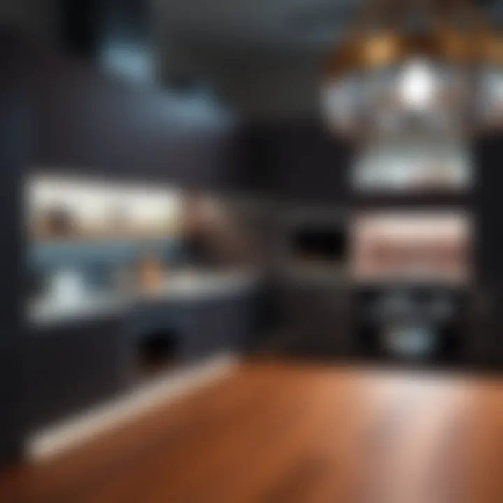 Contemporary kitchen with innovative storage tech